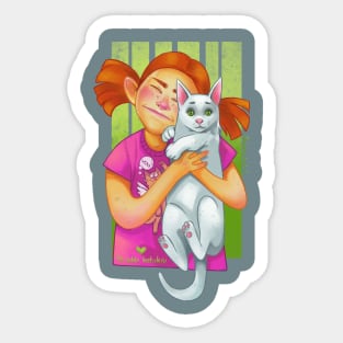 I love kitties. Sticker